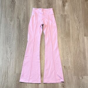 PINK Victoria's Secret Baby Pink Flared Leggings